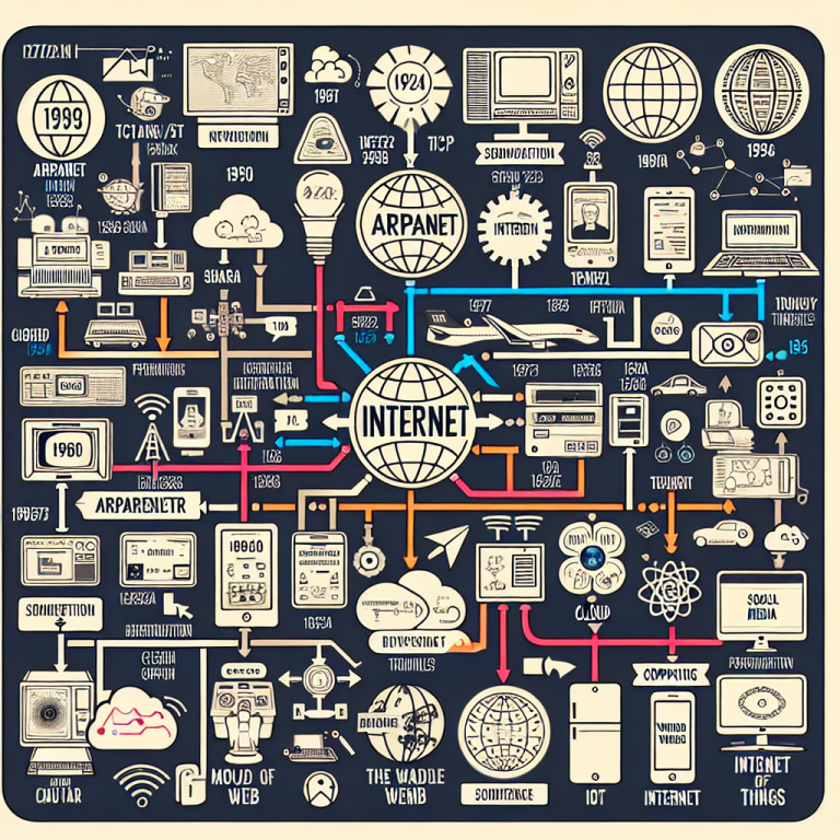 História internetu v skratke
