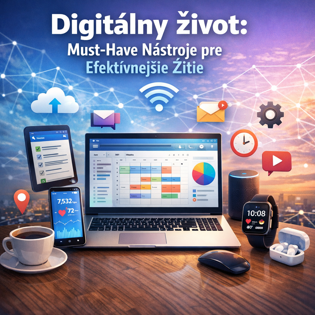 Illustration of Digitálny život: Must-Have Nástroje pre Efektívnejšie Žitie