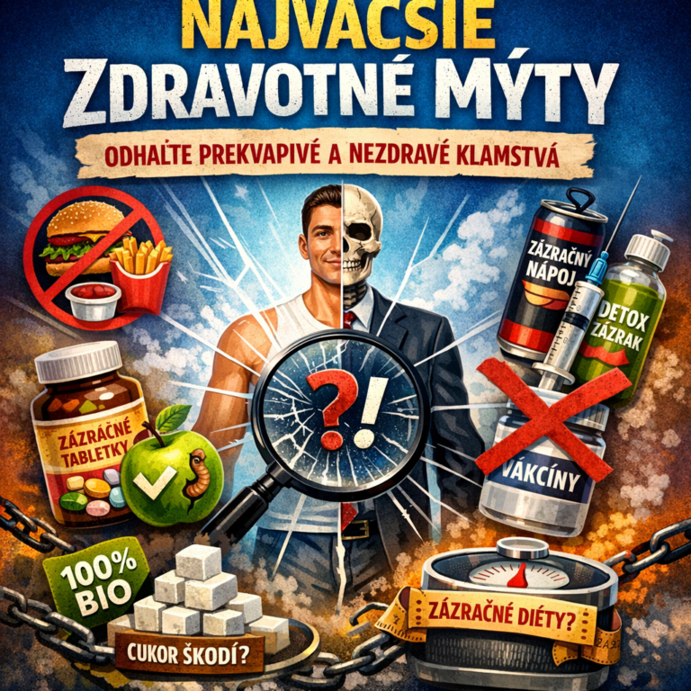 Illustration of Najväčšie zdravotné mýty: Odhaľte prekvapivé a nezdravé klamstvá