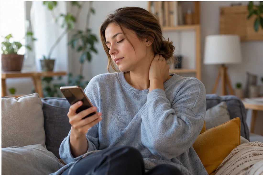 Bolesť krku z mobilu môže zmeniť deň viac, než čakáte